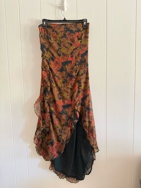 Unworn UO Sheer Brown Floral Dress